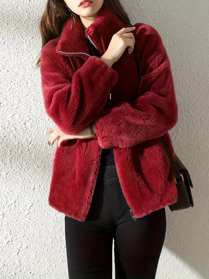 Maliza - Veste en Fleece Furry Élégante