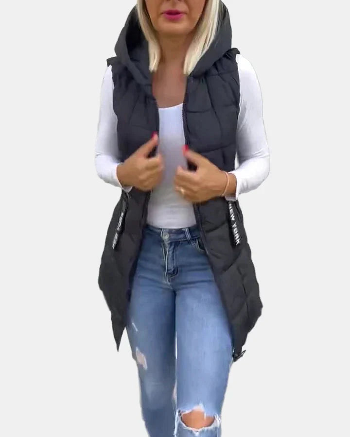 Solene | Manteau sans manches rembourré