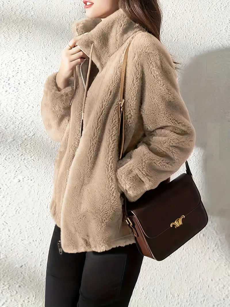 Maliza - Veste en Fleece Furry Élégante