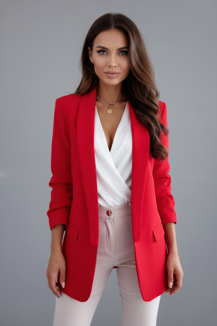 Elysia | Blazer ajusté à col croisé