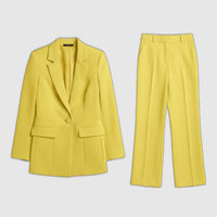 Ensemble tailleur – Veston structuré et pantalon jambe large