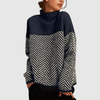 Eva - Pull Tricot Chevron