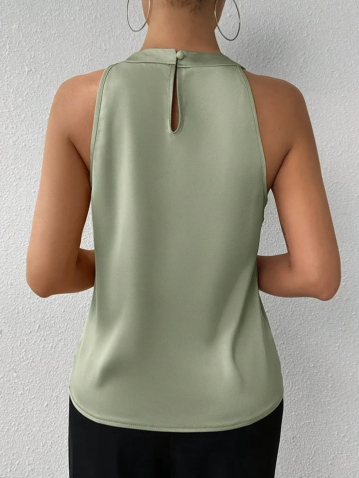 CYRENE | BLOUSE SANS MANCHES LUXUEUSE