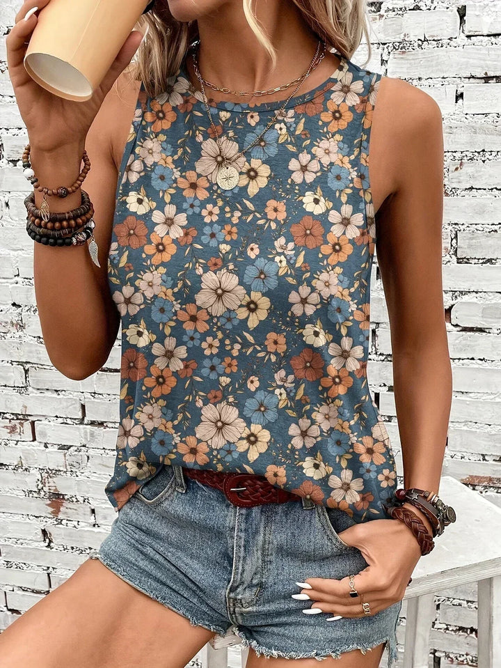 REYA | HAUT FLORAL D'ÉTÉ CONFORTABLE