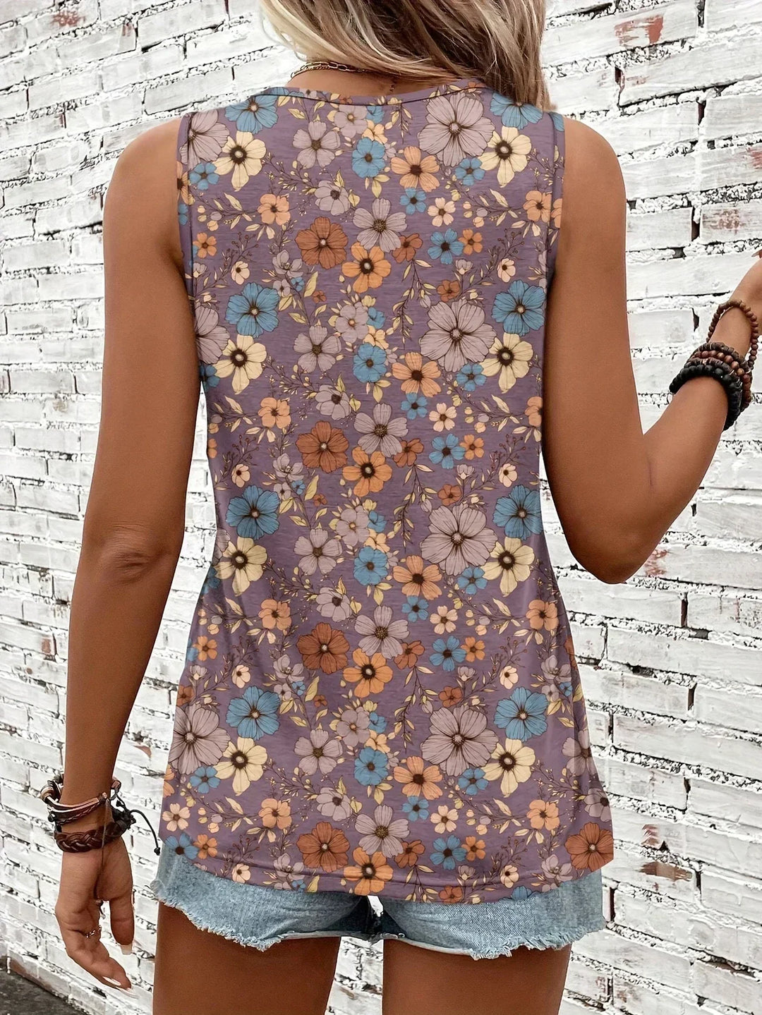 REYA | HAUT FLORAL D'ÉTÉ CONFORTABLE