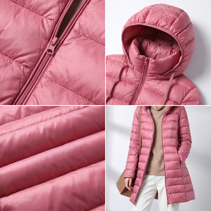 Feathra | Veste légère à capuchon amovible