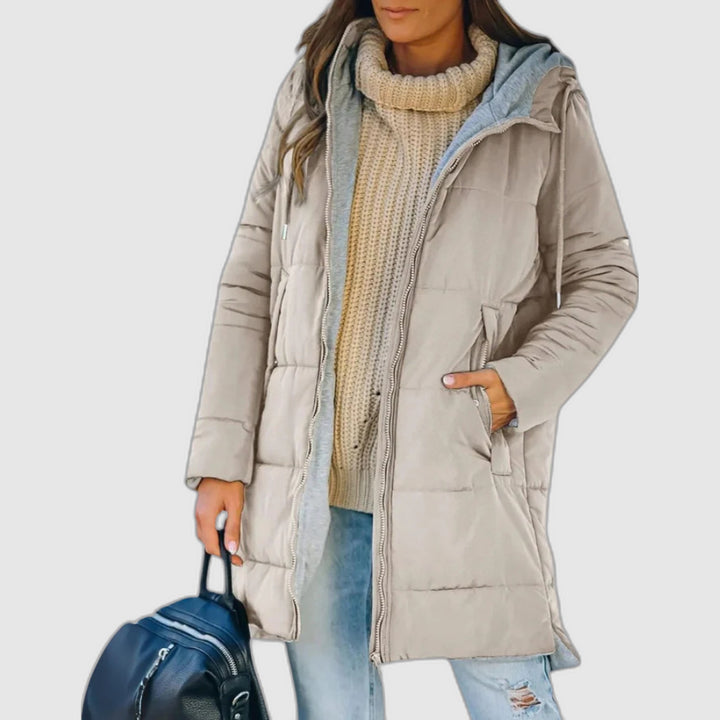 Fiora | Manteau Puffer à Capuche Décontractée