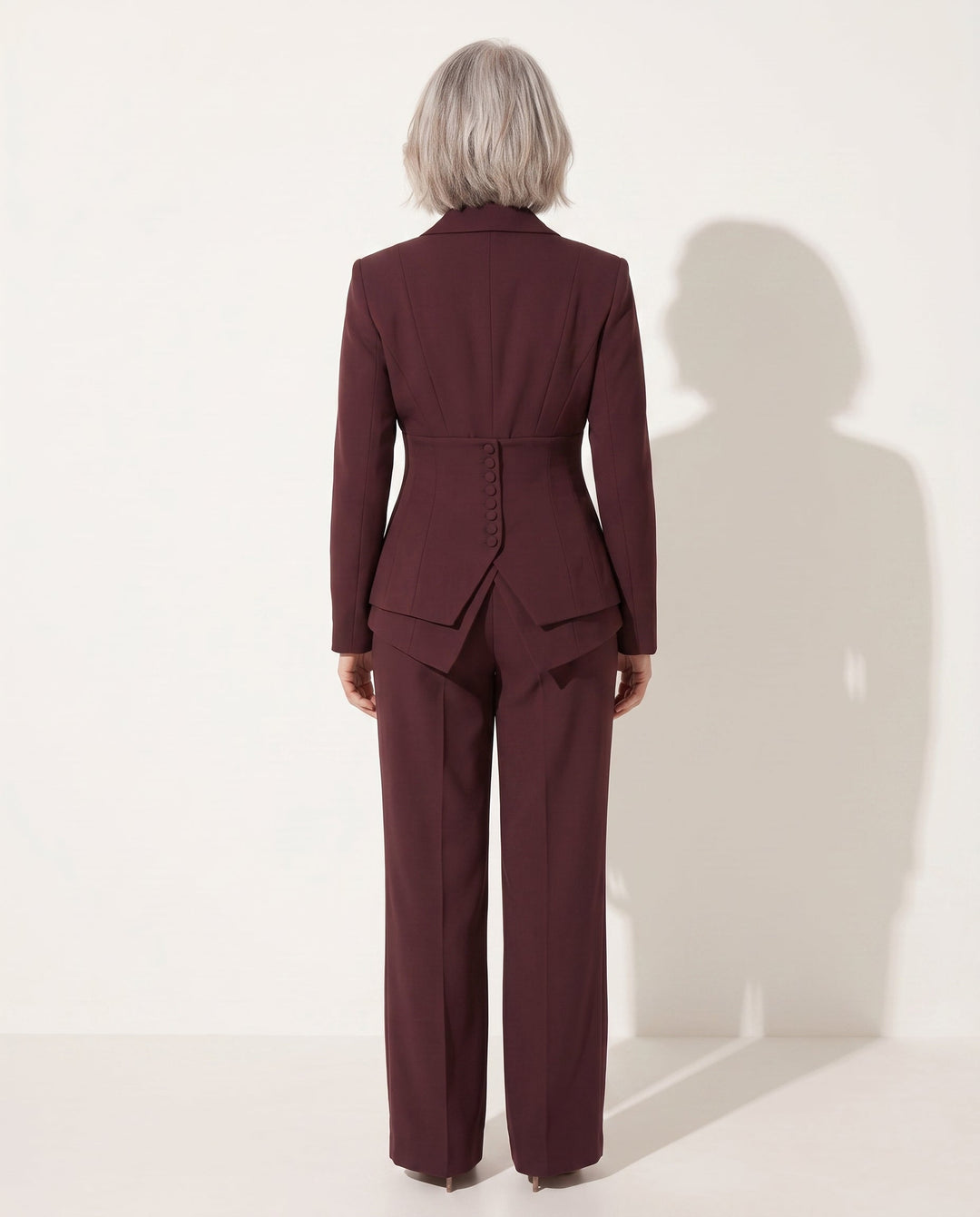 Anouk | Ensemble tailleur blazer et pantalon jambe large