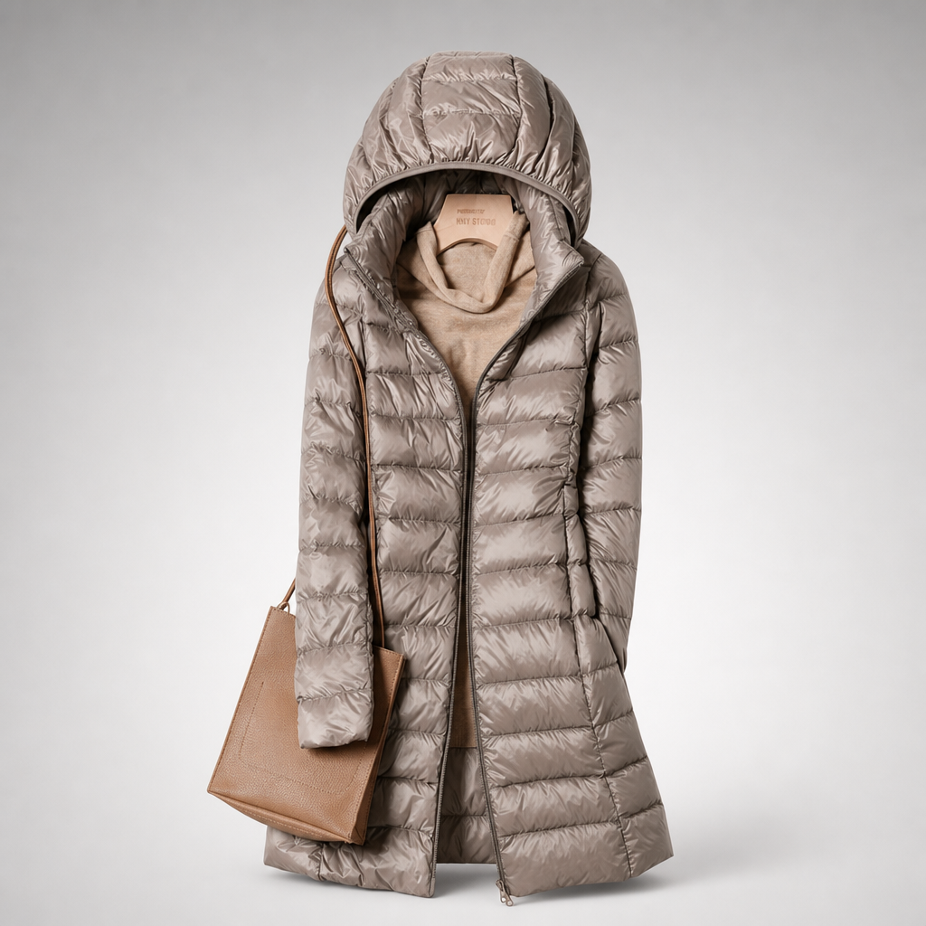 Feathra | Veste légère à capuchon amovible