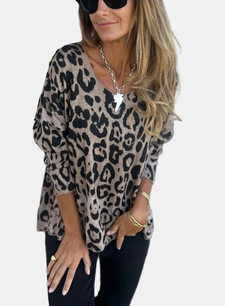 Greta | Blouse Imprimé Léopard