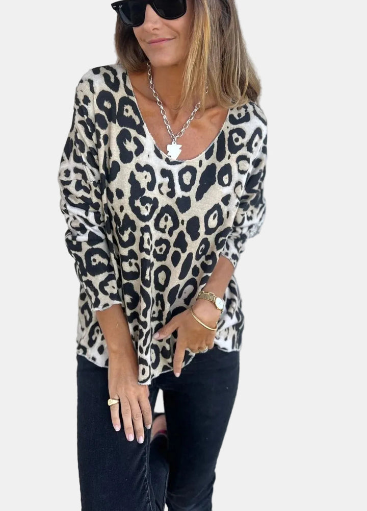 Greta | Blouse Imprimé Léopard