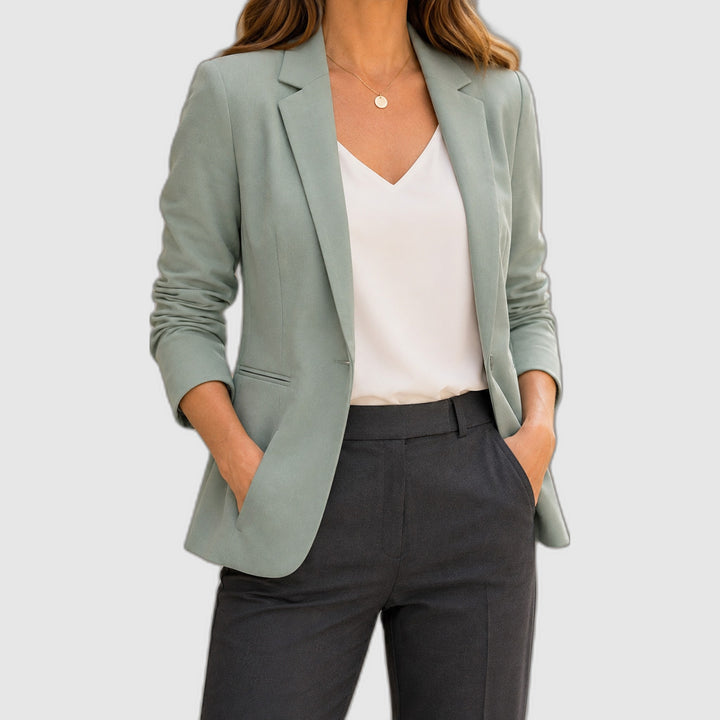 Isabeau | Blazer tailleur à col cranté