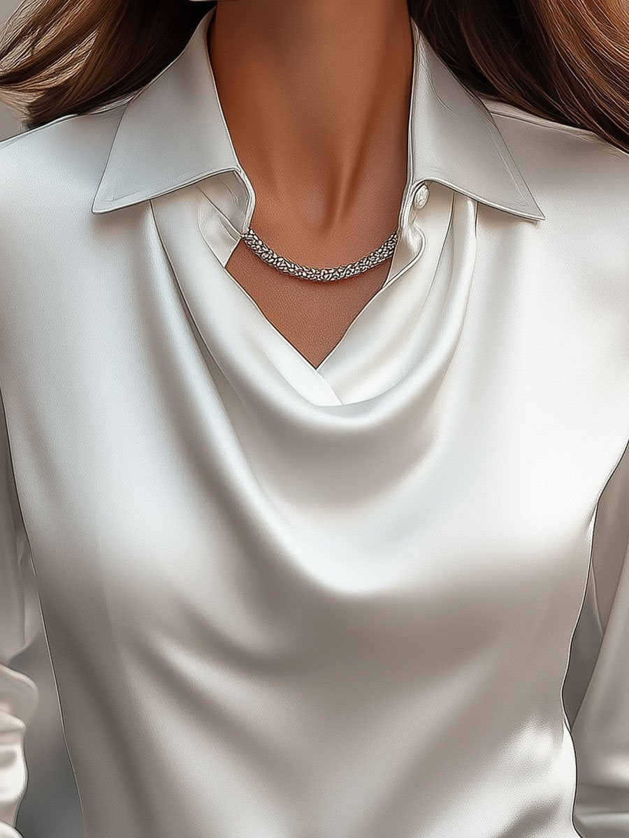 BLAIRE | BLOUSE EN SATIN ÉLÉGANT