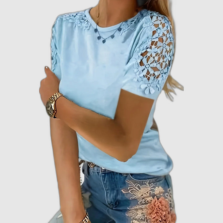 KARYLLE | BLOUSE D'ÉTÉ EN DENTELLE ÉLÉGANTE