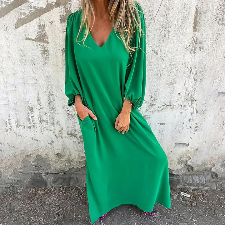 Elena™ | Long Boho Robe avec Poches