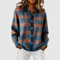 Lumi | Cardigan élégant à carreaux