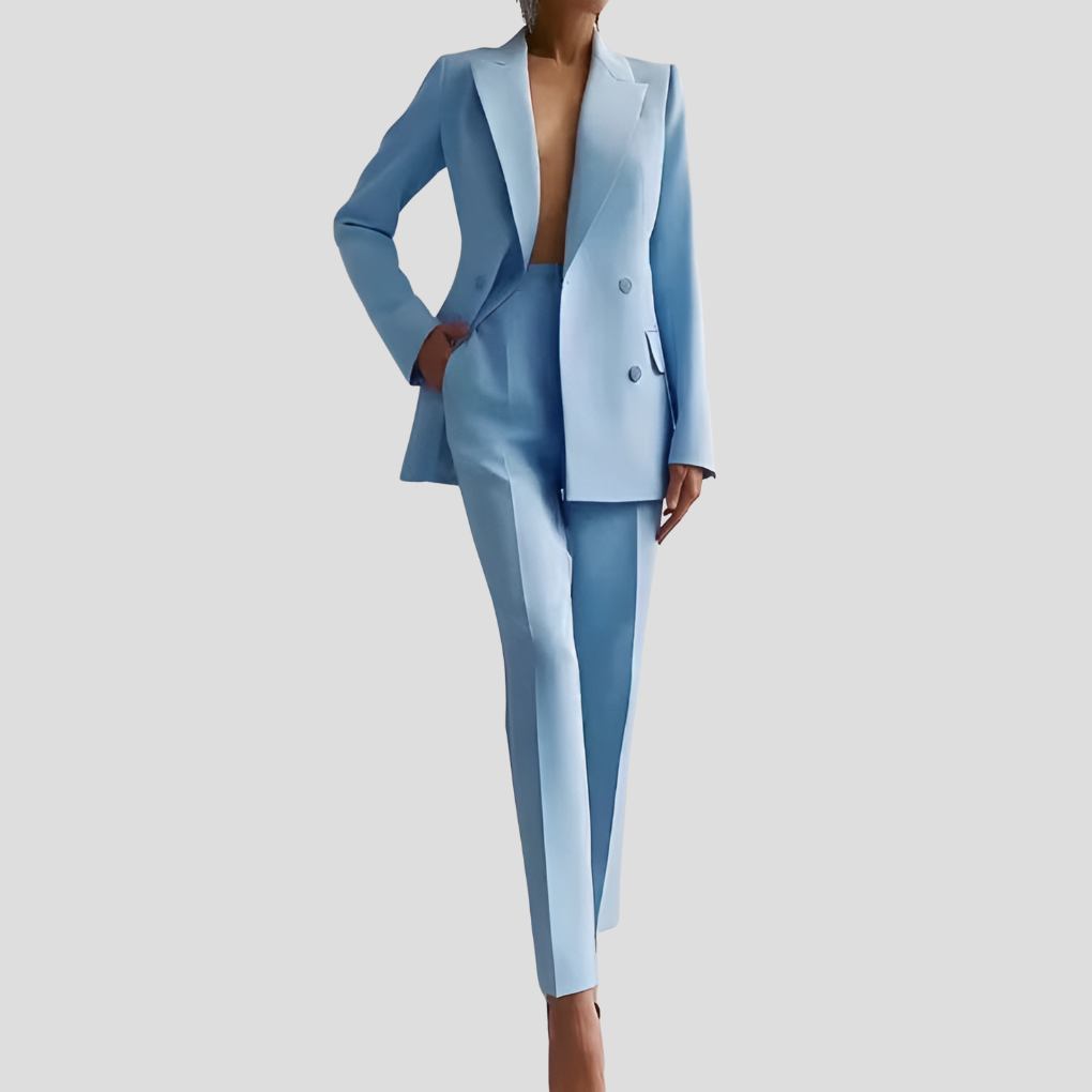 Ghislaine | Ensemble veste blazer et pantalon en velours