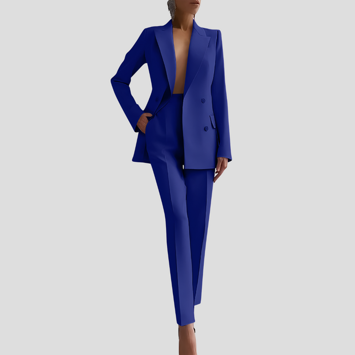 Ghislaine | Ensemble veste blazer et pantalon en velours