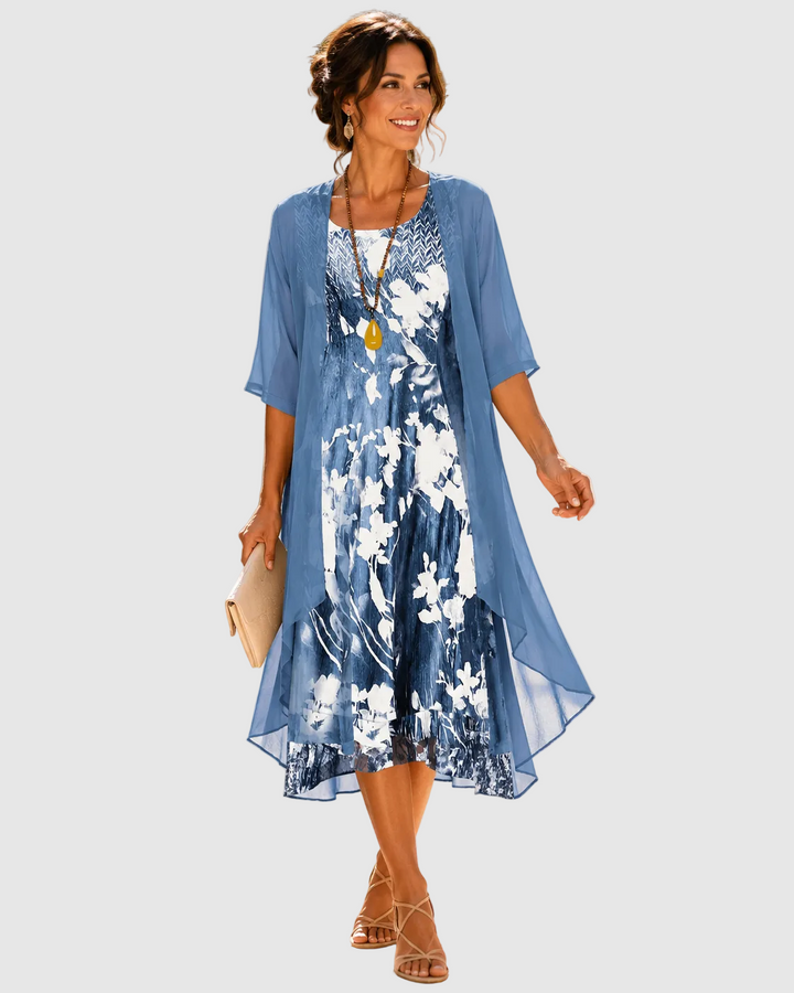 Olivia | Robe à Deux Couches Aérée pour Femmes