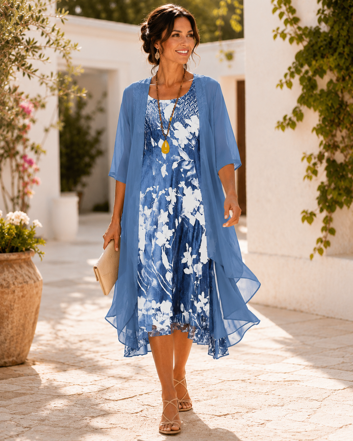 Olivia | Robe à Deux Couches Aérée pour Femmes