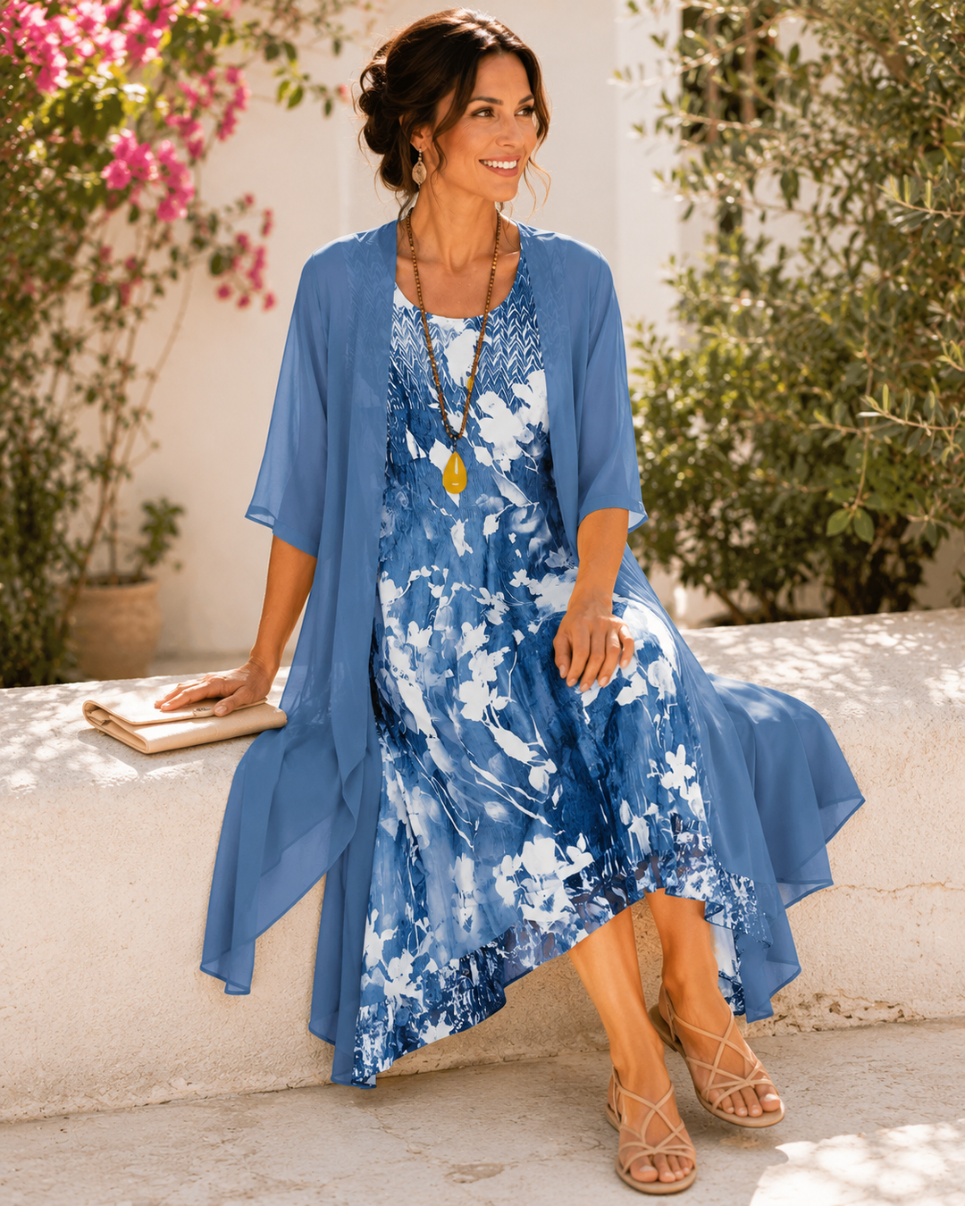Olivia | Robe à Deux Couches Aérée pour Femmes
