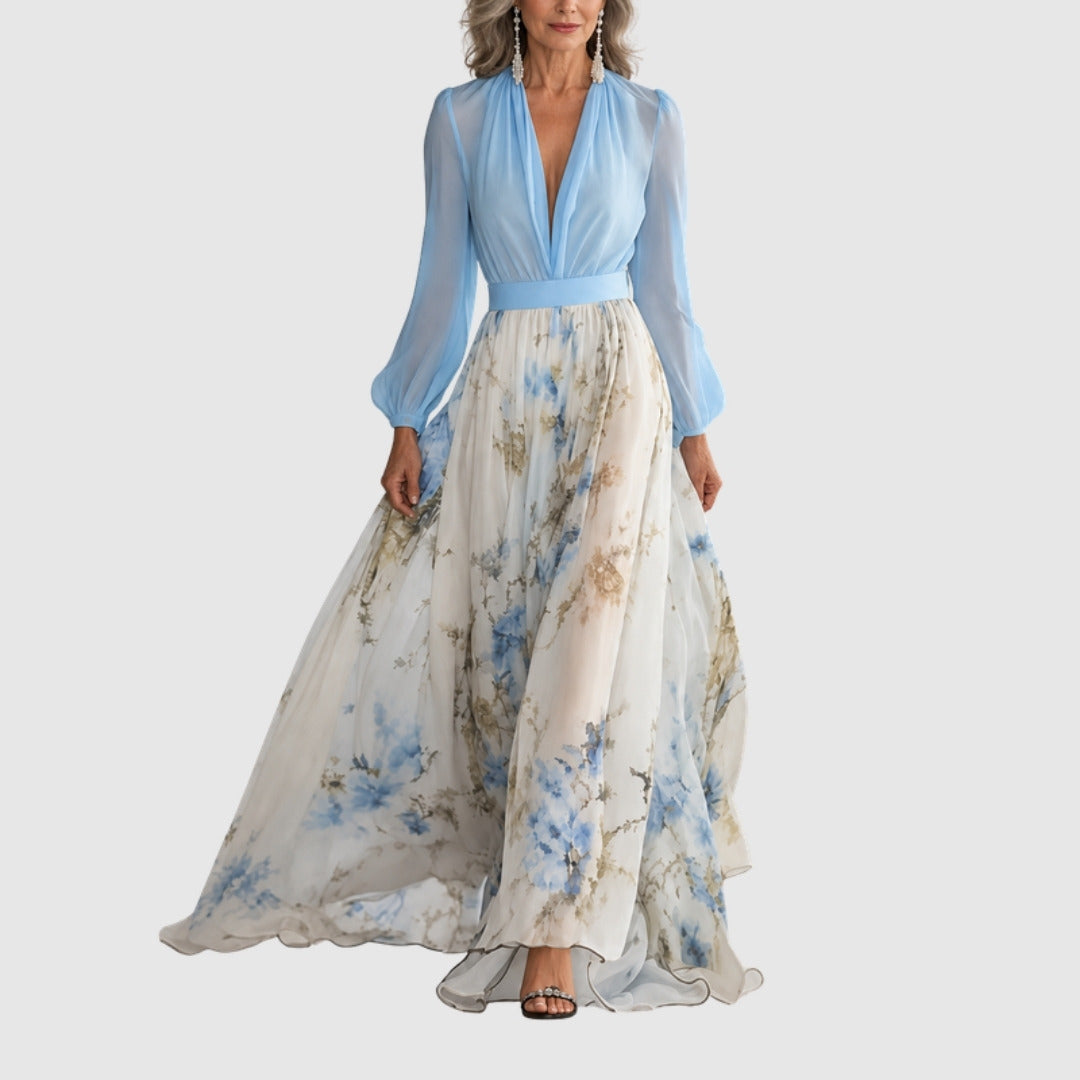 Monette™ | Fleurs Romantiques, Jupe Fluide