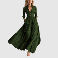 Ernestine™ | Carreaux Classiques, Jupe Ample