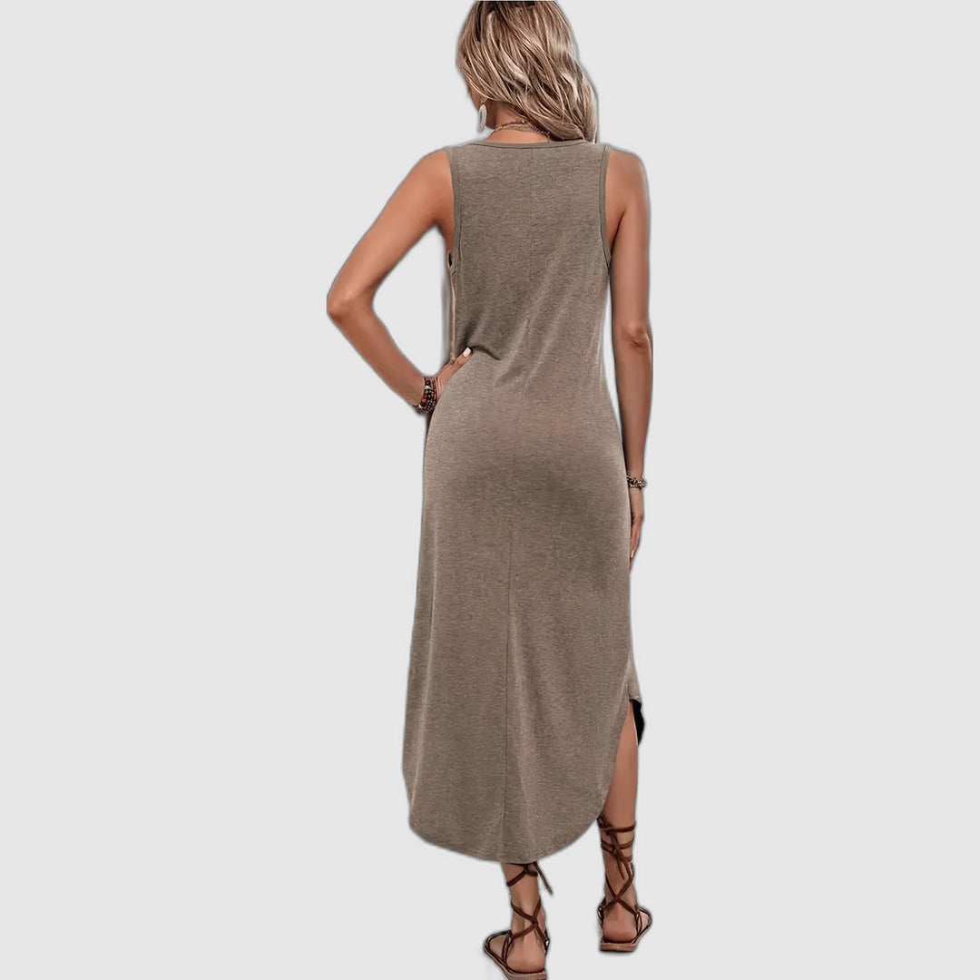 Sirène | Robe Maxi Imprimée Cœur