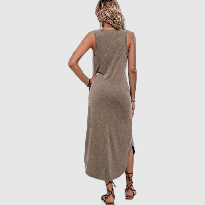 Sirène | Robe Maxi Imprimée Cœur