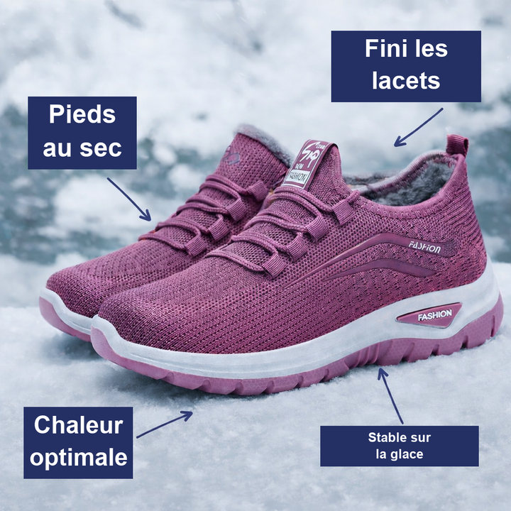 Suzanne™ | Baskets Antidérapantes d'Hiver
