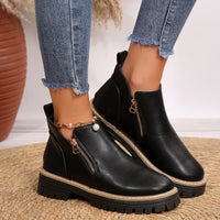 Grett™ - Bottines avec Fermeture Éclair