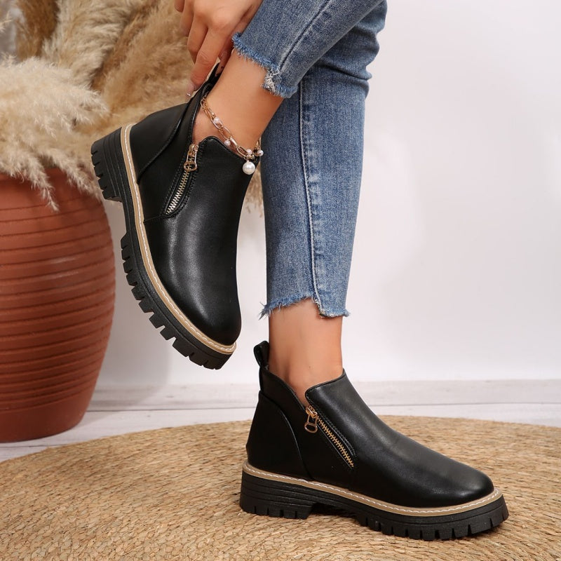 Grett™ - Bottines avec Fermeture Éclair