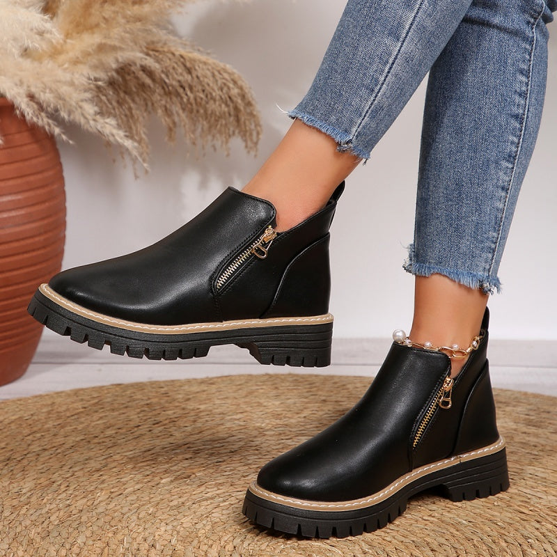 Grett™ - Bottines avec Fermeture Éclair