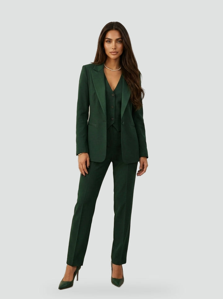Élise | Ensemble trois pièces blazer, gilet et pantalon