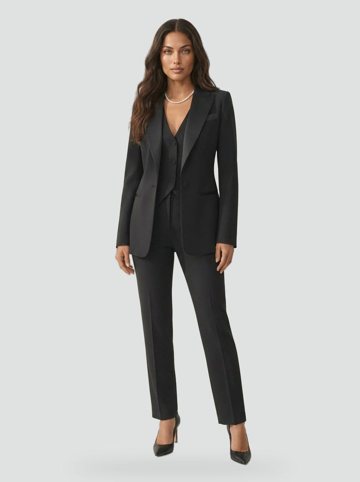 Élise | Ensemble trois pièces blazer, gilet et pantalon
