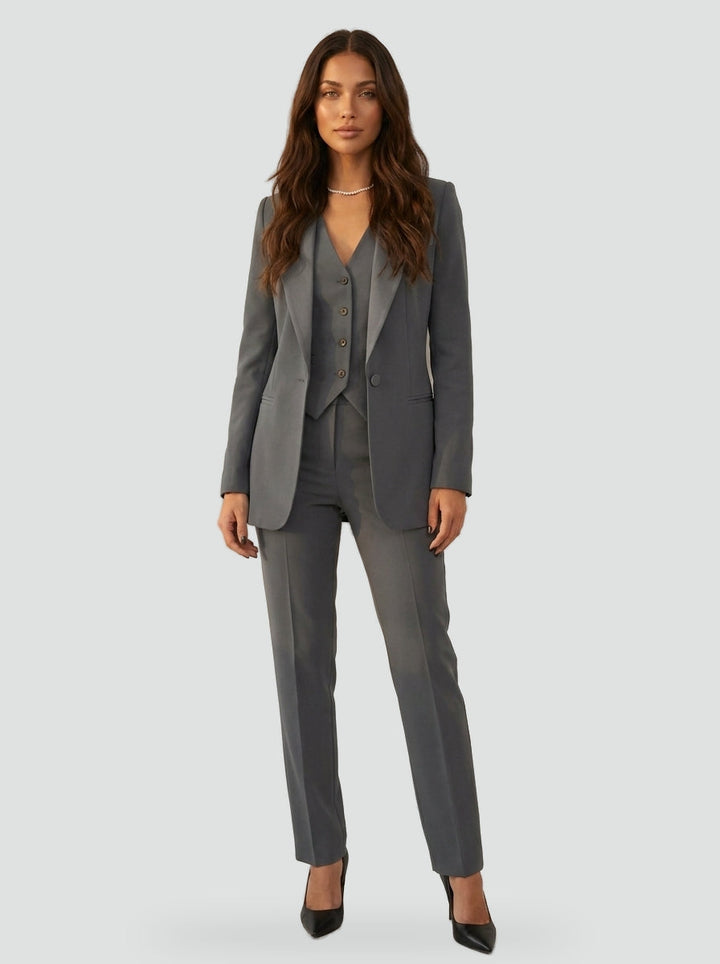 Élise | Ensemble trois pièces blazer, gilet et pantalon