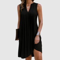 Vera™ | Robe chic et flattering avec décolleté en V