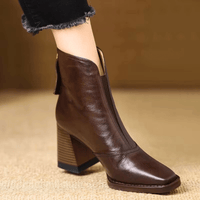 Clara | Bottines Luxueuses à Talon Moyen