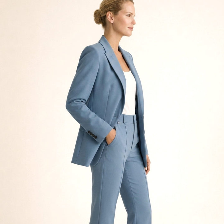 Aria | Ensemble pantalon et blazer à jambe évasée