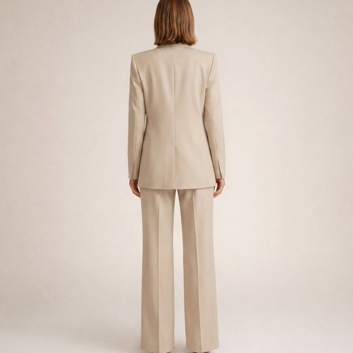 Aria | Ensemble pantalon et blazer à jambe évasée