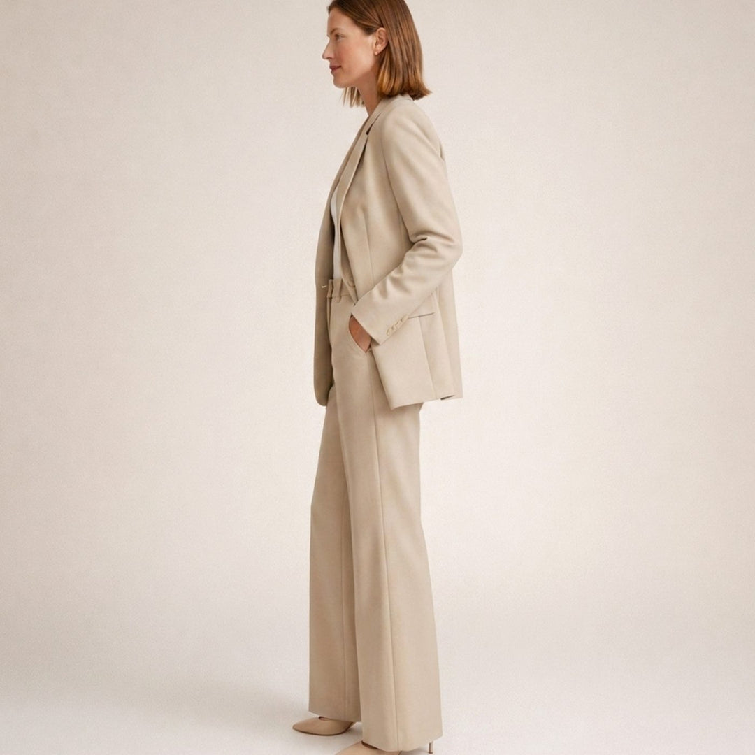 Aria | Ensemble pantalon et blazer à jambe évasée