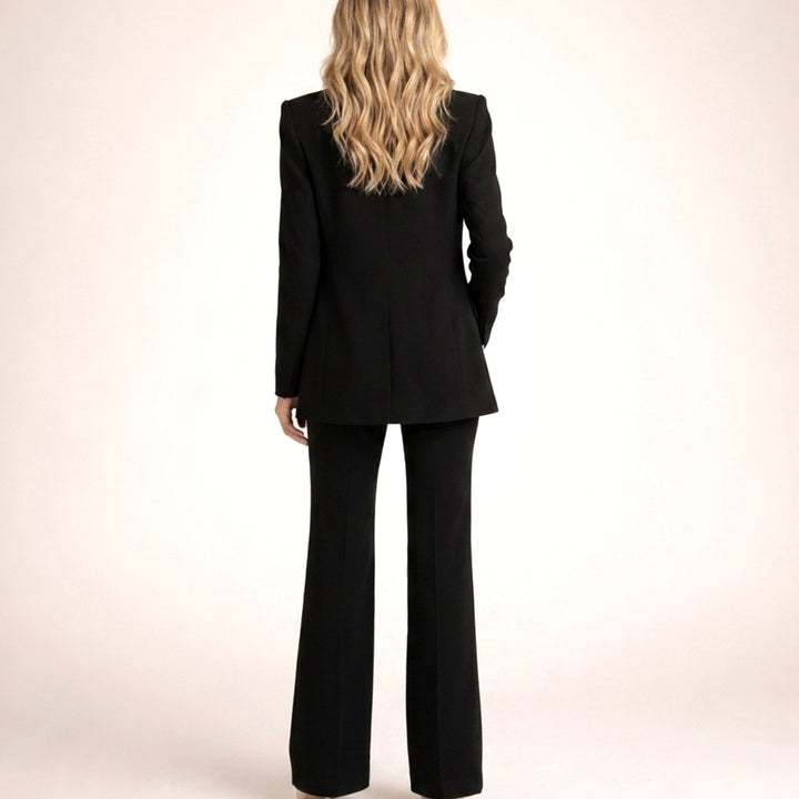 Aria | Ensemble pantalon et blazer à jambe évasée